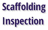 Scaffolding inspection competency
