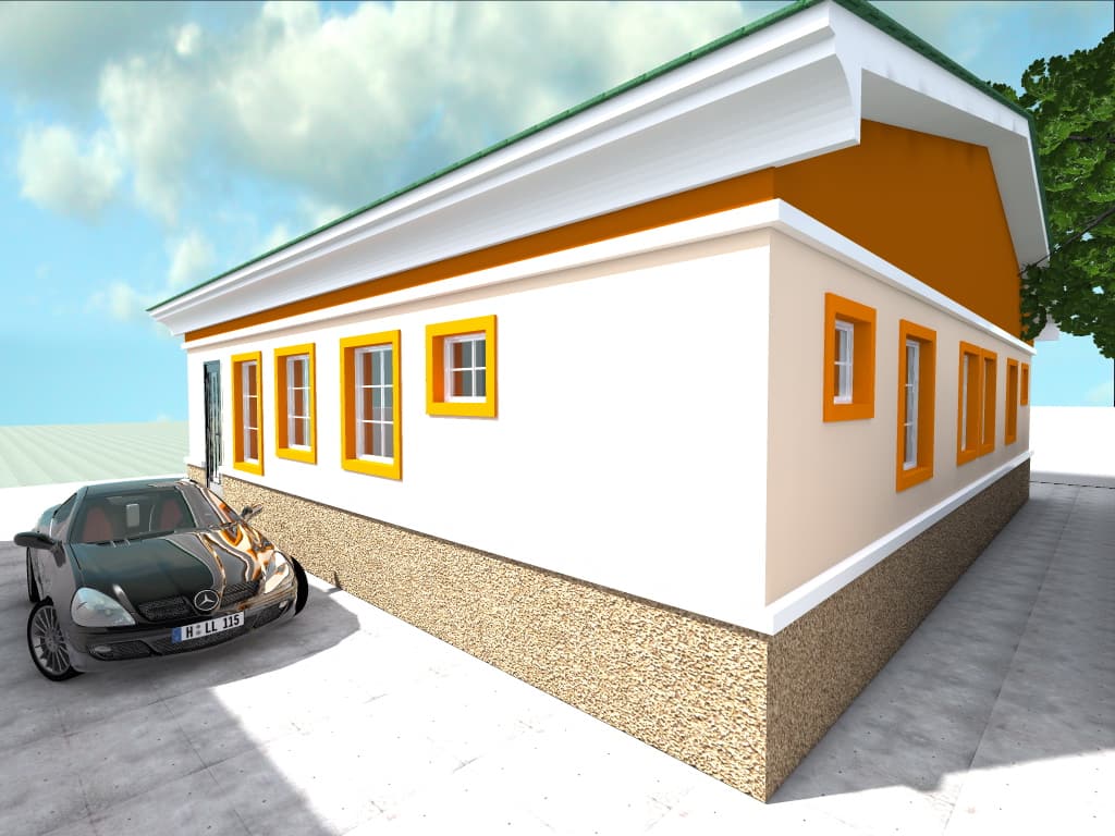 Architectural visualisation of BOIS Estate, Abuja