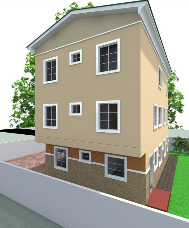 4 Bedroom / 2 Living Room Duplexes - visualisation 3